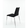 Besucherstuhl ohne Armlehne in schwarz