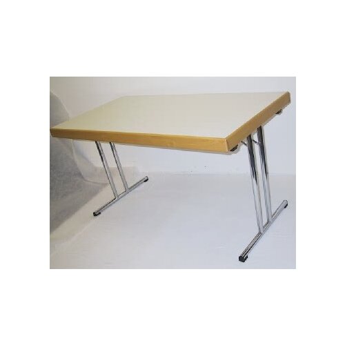 Klapptisch mit Echtholzkante Dekor Buche 180 x 80 cm