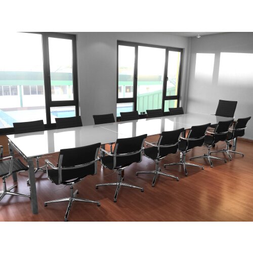 Design Konferenzstuhl in schwarz oder weiss