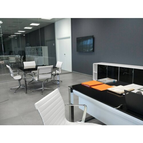 Design Konferenzstuhl Kunstleder schwarz