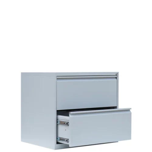 Stahl Hängeregisterschrank doppelbahnig 2 Auszüge