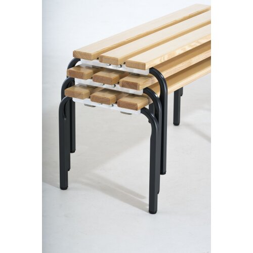 Garderobensitzbank stapelbar in verschiedenen Längen