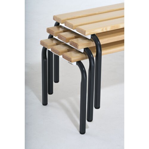 Garderobensitzbank stapelbar in verschiedenen Längen