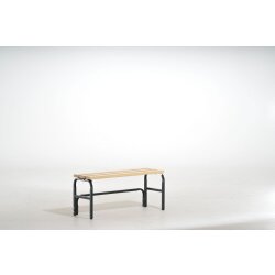 Garderobensitzbank einseitig, Gestell Stahlrohr lichtgrau...