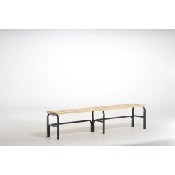 Garderobensitzbank einseitig, Gestell Stahlrohr anthrazit...