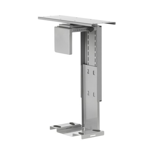 Hochwertiger CPU Halter zur Untertischmontage, Farbe Weiss