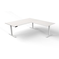 Winkelschreibtisch elektrisch höhenverstellbar Serie...