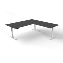 Winkelschreibtisch elektrisch höhenverstellbar Serie...