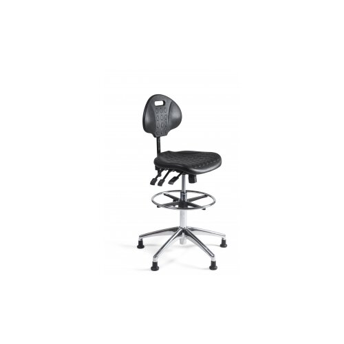 Arbeitsstuhl hoch mit PU Schaum Sitz