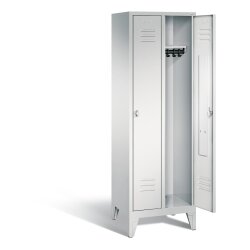 Spind Classic auf Füßen, 2 Abteile,...