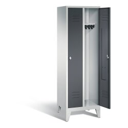 Spind Classic auf Füßen, 2 Abteile,...