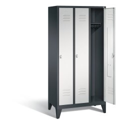 Spind Classic auf Füßen, 3 Abteile,...