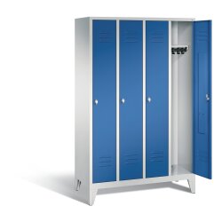 Spind Classic auf Füßen, 4 Abteile,...