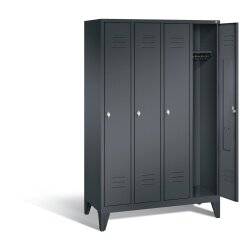 Spind Classic auf Füßen, 4 Abteile,...