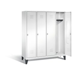 Spind Classic auf Füßen, 4 Abteile,...