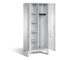 Kleider Wäsche Spind 2 Abteile auf Füssen,...