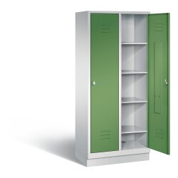 Wäsche- und Aufbewahrungsschrank Classic auf Sockel,...