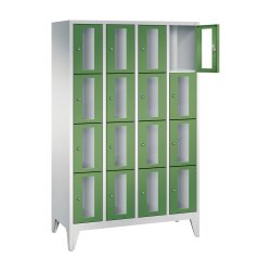 Fächerschrank Classic mit Sichtfenstertüren,...