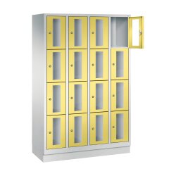 Fächerschrank Classic mit Sichtfenstertüren,...