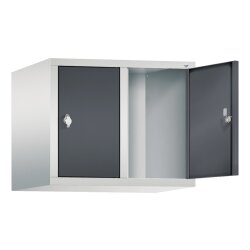 Spind Aufsatzschrank Classic, 2 Abteile, Abteilbreite...