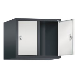 Spind Aufsatzschrank Classic, 2 Abteile, Abteilbreite...