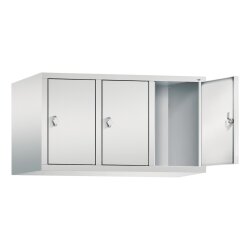 Spind Aufsatzschrank Classic, 3 Abteile, Abteilbreite...