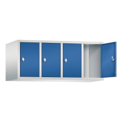 Spind Aufsatzschrank Classic, 4 Abteile, Abteilbreite...