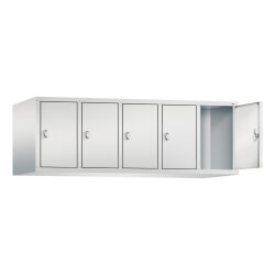 Spind Aufsatzschrank Classic, 5 Abteile, Abteilbreite...