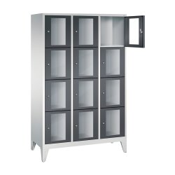 Schliessfachschrank Classic mit Sichtfenstertüren,...