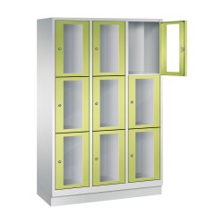 Fächerschrank Classic mit Sichtfenstertüren,...