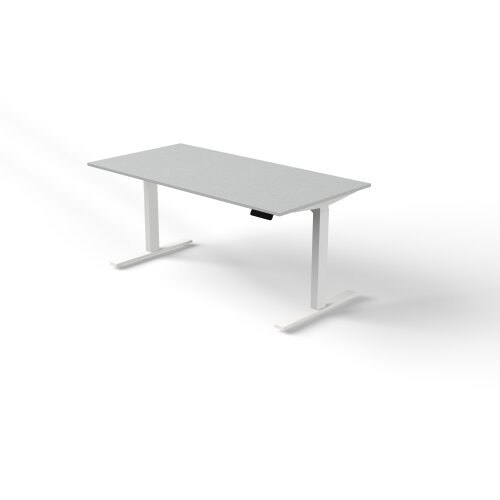 Schreibtisch elektrisch höhenverstellbar Serie ETK3 160 x 80 cm Grau