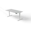 Schreibtisch elektrisch höhenverstellbar Serie ETK3 160 x 80 cm Grau