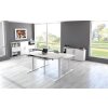 Schreibtisch elektrisch höhenverstellbar Serie ETK3 160 x 80 cm Grau