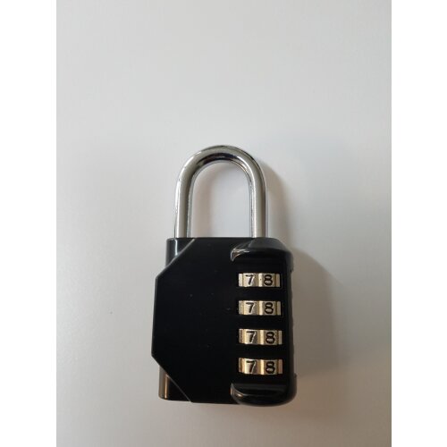 Vorhängeschloss mit Zahlenkombination