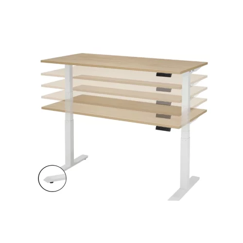 Schreibtisch elektrisch höhenverstellbar Serie EHT3 140 x 80