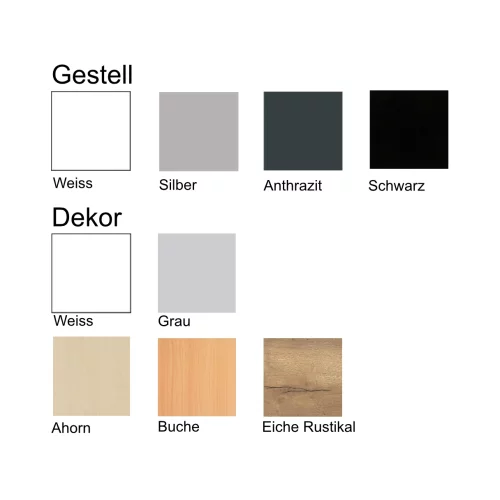 Schreibtisch elektrisch höhenverstellbar Serie EHT3, Dekor Buche, Gestell Silber, Maß: 65-130 h. x 80 t. x 180 br. cm