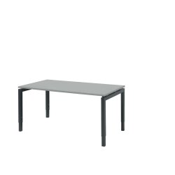 Schreibtisch Serie E1 höhenverstellbar, Dekor Grau,...