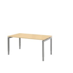 Schreibtisch Serie E1 höhenverstellbar, Dekor Ahorn,...