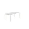 Schreibtisch Serie E1 höhenverstellbar, Dekor Grau, Gestell Weiss, Maß: 62-85 h. x 80 t. x 140 br. cm