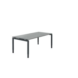Schreibtisch Serie E1 höhenverstellbar, Dekor Grau,...