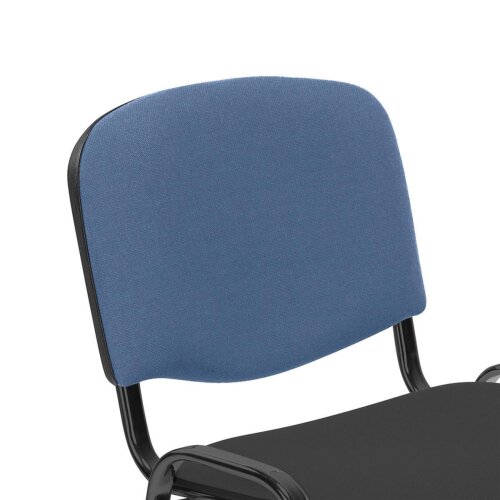 Besucherstuhl Iso Gestell chrom schwarz