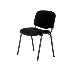 Besucherstuhl Iso  schwarz  Attraktive Staffelpreise
