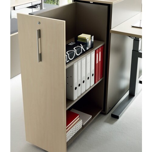 Orgatower 80 cm tief,  Dekor AhornAnstellseite: links