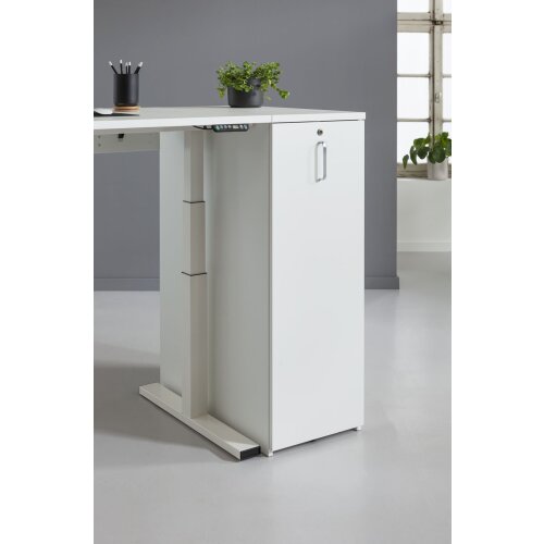 Orgatower 80 cm tief,  Dekor AnthrazitAnstellseite: links