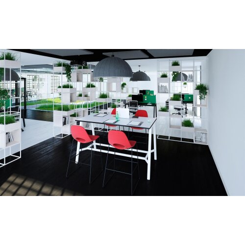 Hoher Besprechungstisch A-Fuss in verschiedenen Maßen