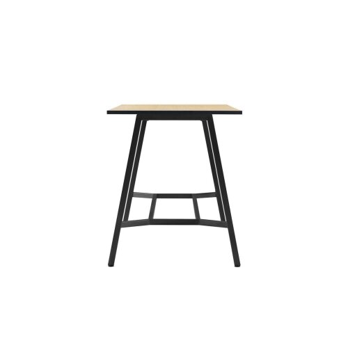 Hoher Besprechungstisch, A-Fuss Gestell, Dekor Anthrazit, Gestell Anthrazit, Maß: 106 cm h. x 200 br. x 100 t. cm