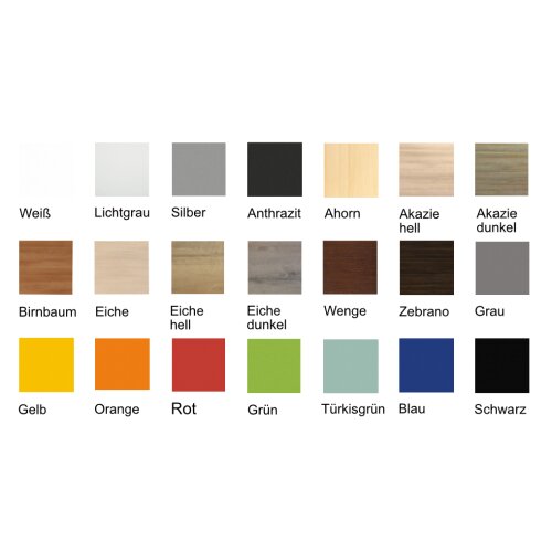 Schliessfachschrank 1 Abteil, 3 Fächer übereinander, Türen ohne Briefschlitz, Korpus: Weiss, Front: Blau, mechanisches Zahlenschloss