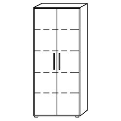 Aktenschrank 5 Ordnerhöhen, 80 cm Breit 188 cm Hoch...