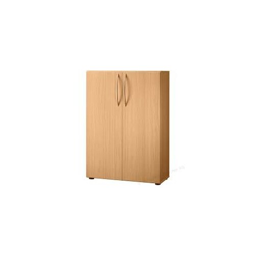 Aktenschrank 3 Ordnerhöhen, 80 cm Breit 114,4 cm Hoch Buche/ Buche