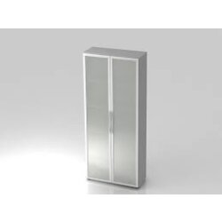 Glastürenschrank 5 Ordnerhöhen, 34,6 cm Tief...